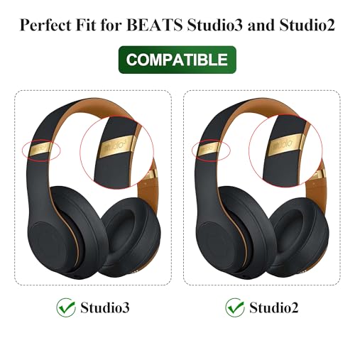 Kopfband-Ersatz für Beats Studio 3 – Ersatzteile für Beats Studio 3 (A1914) und Beats Studio 2 (B0500/B0501) kabelgebundene und kabellose Kopfhörer (ShadowGray)