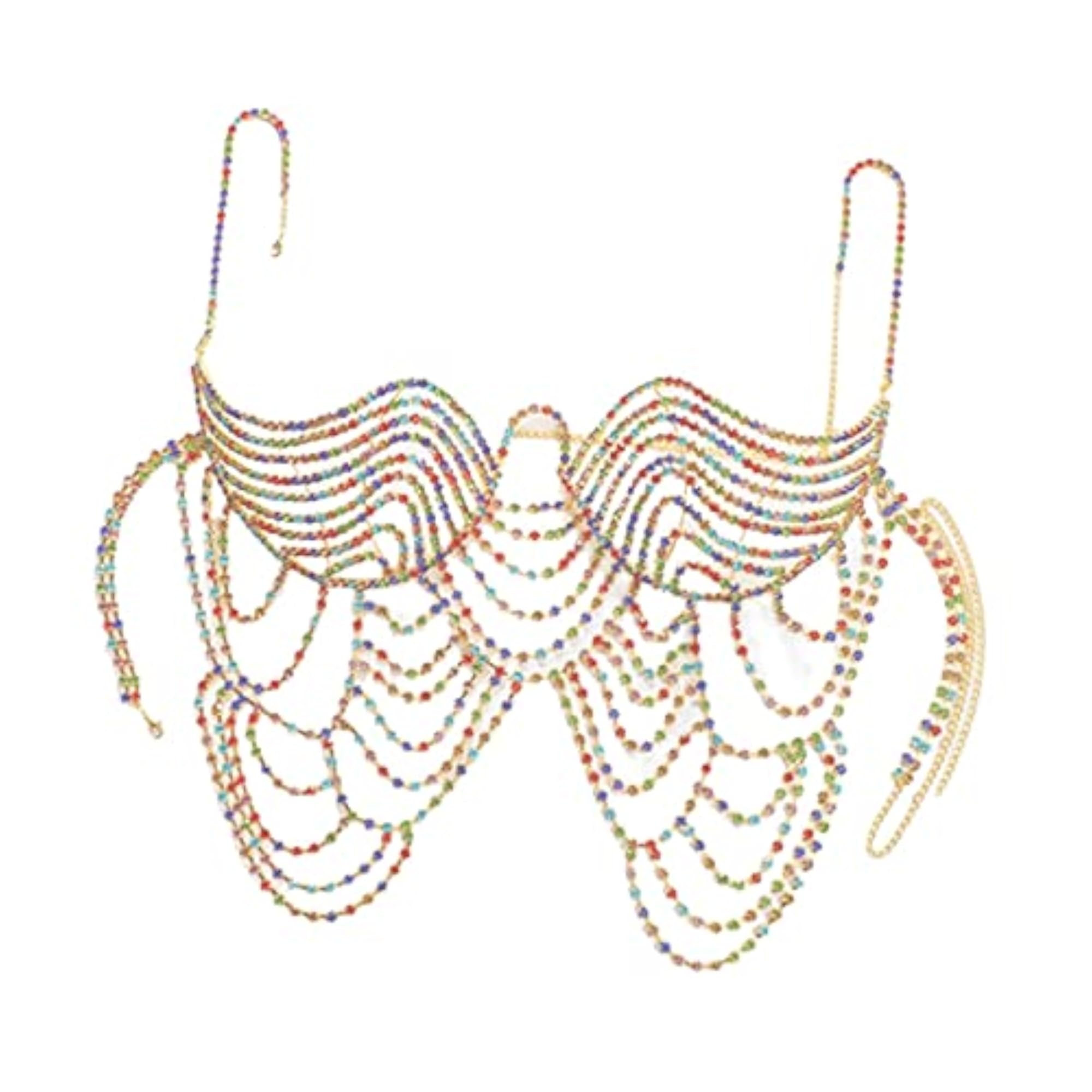 Rhinestone Bra Body Chain Bikini Jewelry