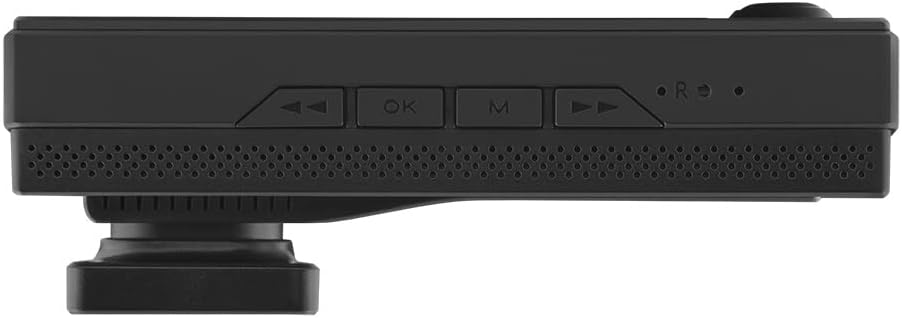 Bottom view of Neoline G-Tech X63 Dash Cam with control buttons
