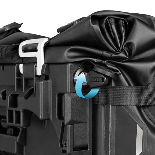 wasserdichte Satteltaschen Terra TR30 – IPX6 wasserdichte Abenteuer-Seitentaschen, 60L Kapazität, Doppelverriegelungssystem – Kompatibel mit 3P & 4P System, entworfen in Barcelona