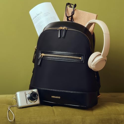 Image of Miraggio Sloane Solid Backpack For Women Fits Upto 13 Inches Laptop With Adjustable Strap | College Bag For Women | Women Backpack For Office Travel & Everyday Use