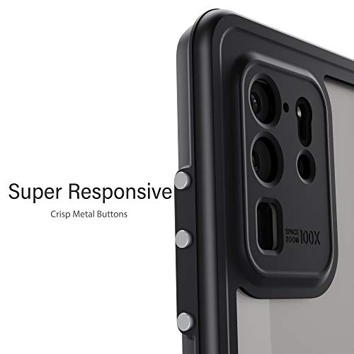 Ghostek Nautical Slim S20 Ultra Waterproof Case Screen And Camera Lens Protector Built-In Heavy Duty Shockproof Protection Phone Covers Designed For 2020 Samsung Galaxy S20 Ultra 5G (6.9 Inch) (Clear) #TOP5