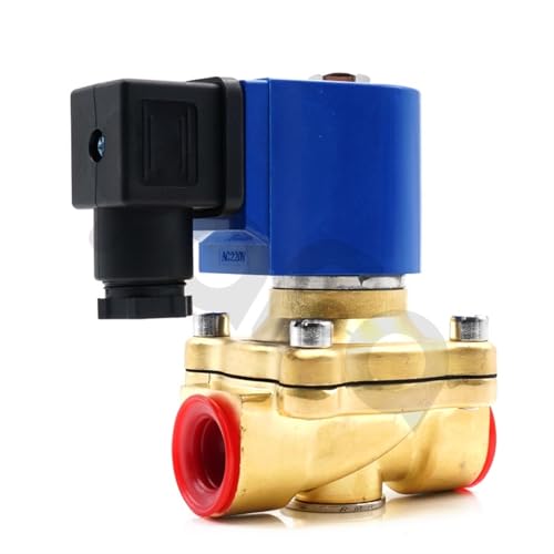 Électrovanne normalement fermée en laiton G3/8 à G2 vanne eau chaude EPDM - 3