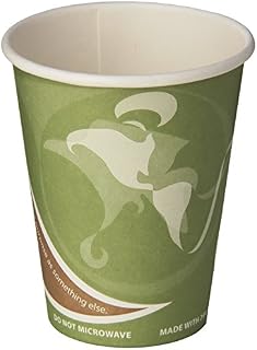 Eco-Products ECOEPBRHC12EWPK Evolution World PCF Hot Cups, Post-Consumer Fiber, Recycled, 12 oz