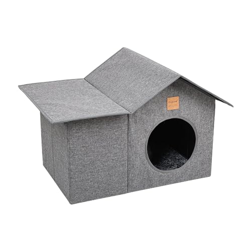 ✿Impermeabilità ideale: la nostra cuccia per animali domestici è progettata per tenere lontani pioggia e neve, grazie al suo materiale Oxford impermeabile. tuo animale domestico rimarrà asciutto e comodo, rendendo gli spazi interni ancora più invitanti.