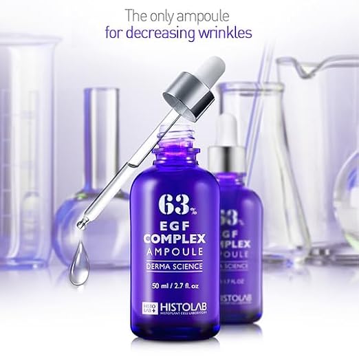 HISTOLAB EGF Complex Ampoule 63% Powerful Wrinkle Care Ampoule Youthful Looking Skin Made in Korea Korean Skin Care