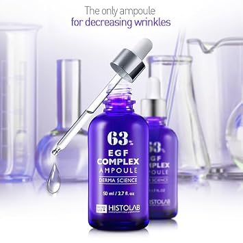 HISTOLAB EGF Complex Ampoule 63% Powerful Wrinkle Care Ampoule Youthful Looking Skin Made in Korea Korean Skin Care
