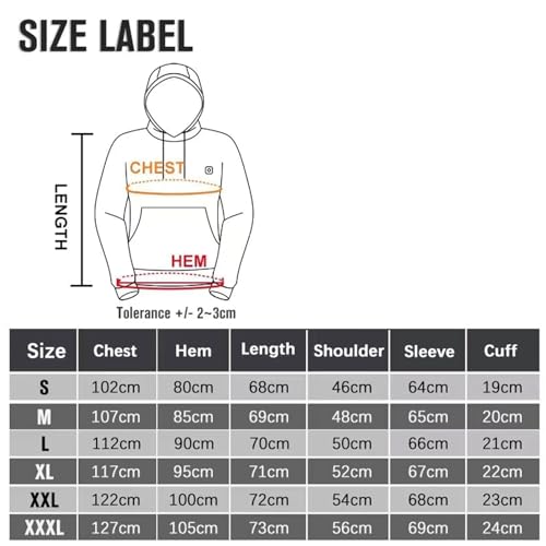 Sweat à capuche chauffant FGRID vêtement thermique unisexe pull chaud de ski - 3