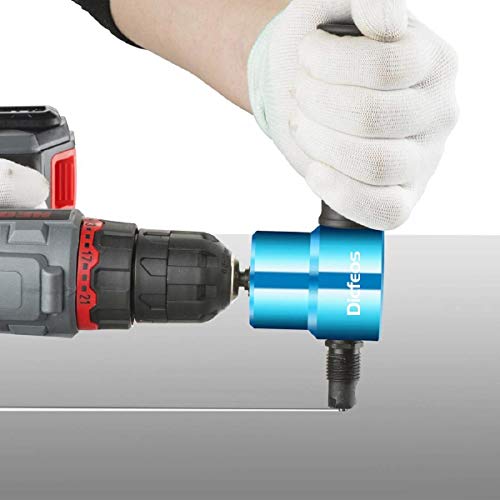 image for Dicfeos Double Head Metal Sheet Nibbler Cutter with Circle Cutting Acc