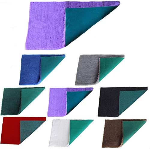 PnH Veterinary Bedding ® VARIOUS SIZE PIECES - RECTANGLE, SQUARE - 8 COLOURS - Ready To Use, Selvage Edge Removed - Whelping Fleece, Vet Bedding, Dog Bed, Dog, Vet, Bed (100cm x 100cm, GREY)