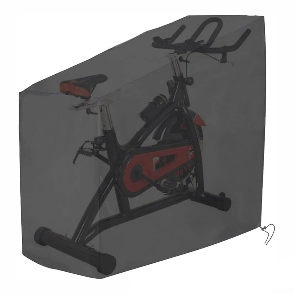 Housse d'extérieur en tissu Oxford pour vélo droit, imperméable et protection UV, ajustement sécurisé avec corde coupe-vent réglable (600D)