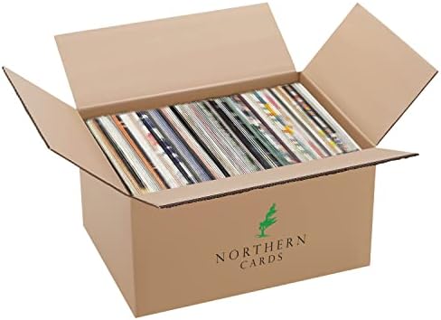 Northern Cards - Retailer Assortment of 168 Individually-Priced All-Occasion Cards - Birthday, Friendship, Sympathy, Blank, Thank You, Wedding, Anniversary, Love, Congratulations, Get Well, Thinking of You, New Baby and Sorry Cards - 3 of Each Card