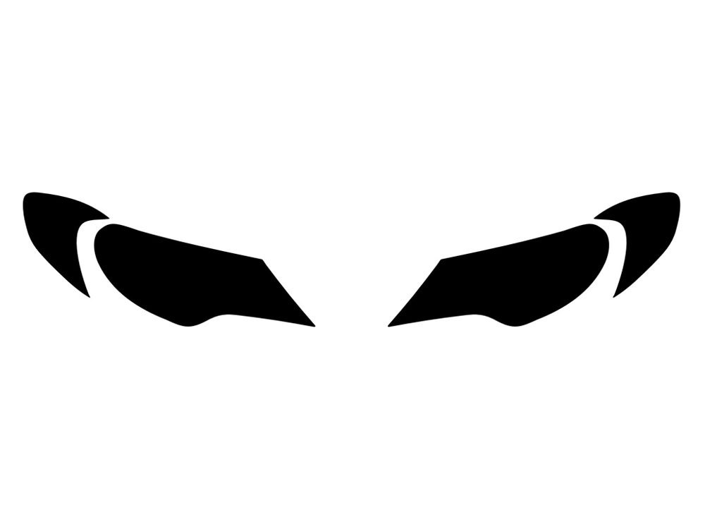 Rvinyl Headlight Tint Covers Compatible with Honda Civic 2014-2015 (Coupe) - Installation Kit