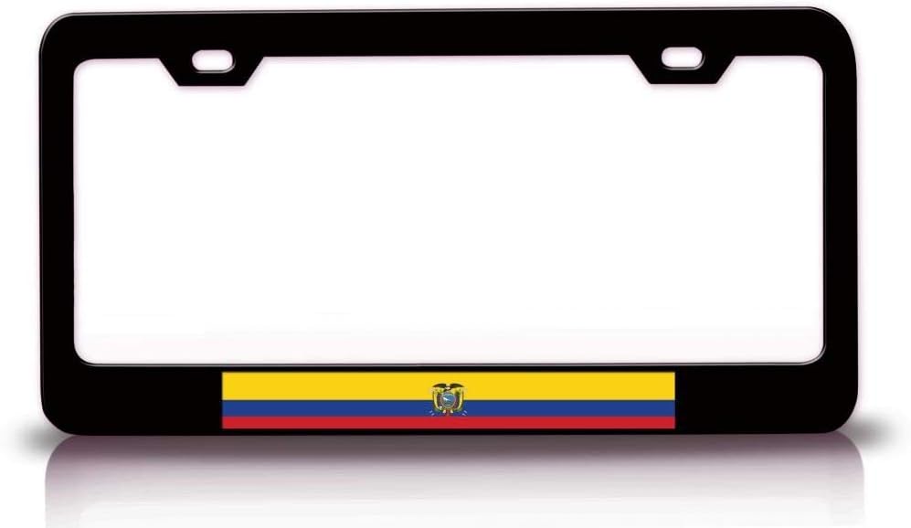Ecuador Country Flags Metal Car SUV Truck License Plate Frame Bl g61