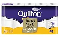 Quilton 4-Ply Gold King Size Toilet Tissue 20 Pack