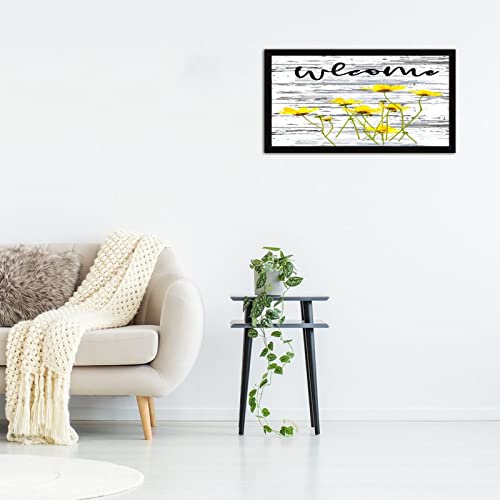 Plaque murale en bois avec citations chaleureuses pour la maison