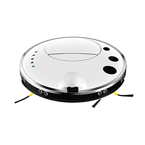ZTGL Robot Vacuum Cleaner with Mopping Function, 2-in-1 Robot Mop with Self-Charging, 1800Pa Suction Power, Extremely Thin, Quiet Operation, Ideal for Hard Floors (White)