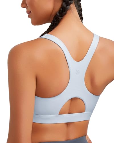 Image of RUNNING GIRL Sports Bras for Women High Support,Racerback High Impact Sports Bra Moulded Cup Workout Bra Push up
