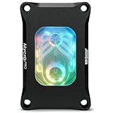 Thermal Grizzly Mycro Pro RGB - CPU AMD AM5 Waterblock Also fits AM4 - G1/4 High Performance Liquid Cooling Block, Precision-Machined Nickel-Plated Copper Cold Plate, 0.2 mm Microfins and Filter