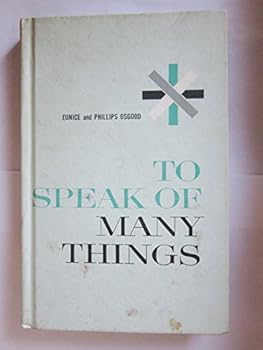 Hardcover To speak of many things, Book