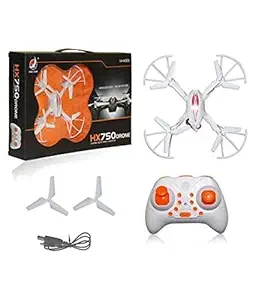 UK Enterprise Plastic HX750 Drone 2.6 Ghz 6 Channel Remote Control Quadcopter Stable Remote-Control Quadcopter with Two Extra Blades, Pack of 1, (Multi color)