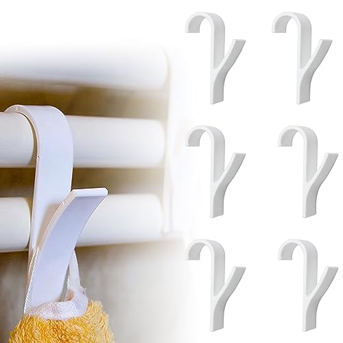 Handtuchhalter Für Heizkörper 4-tlg - Weiß Praktisch & Platzsparend