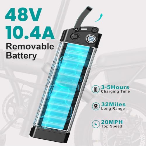 Folding Ebike, 560W Motor, 18.6MPH