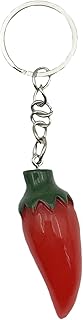 Red Chili Pepper Keychain Pendant Vegetable Keychains Pepper Key Ring