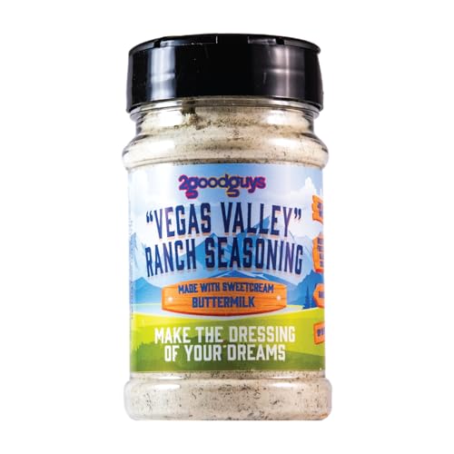 2GoodGuys Vegas Valley Ranch Dip & Dressing Mix - Creamy Buttermilk Blend - Great as a dip or dressing with Chicken Fries Salads and Burgers