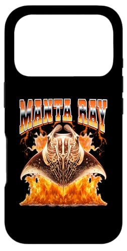 Manta Ray Stingray 90s �u�[�c���b�O�X�^�C�� �X�}�z�P�[�X iPhone 17 Pro �p