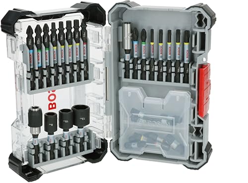 Bosch 35x PRO Impact Set, 35-tlg. (200 x 107 mm, Professional Zubehör Schraubendreher, Schraubendreher)