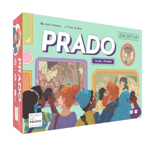 Prado, Juego de Mesa, 1-4 Jugadores, Juego de Cartas, Tablero, Familiar, con Amigos, Arte, Museo del Prado, Fotografía, Idioma Español, Francés, Edad +8 Años