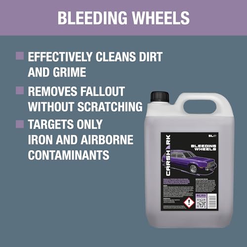 CARSHARK Bleeding Wheels 5 litre Wheel Cleaner, Removes Iron and Airborne Contaminants - Image 5