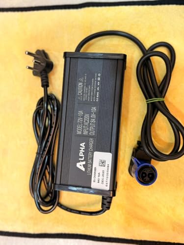 Image of Alpha 72v 10amp Charger with chagori Connector Suitable for Okinawa Paise pro /Plus | 06+10 Months Warranty