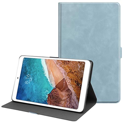 Poche unie Xiaomi Mi Pad 4 Plus housse de protection antichoc en TPU et cuir de vachette