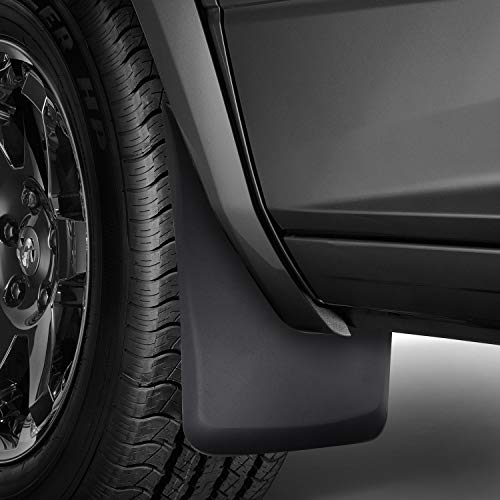 Image of Tecoom Mud Flaps Splash Guards Front and Rear Black Set of 4 Compatible with Ram 1500 2019 2020 2021 2022 2023 with OEM Fender Flares ABS Molded | with OEM Fender Flares, NOT Fit for 2019 Ram 1500 Classic Model, Front and Rear, Black Set of 4 ABS Molded