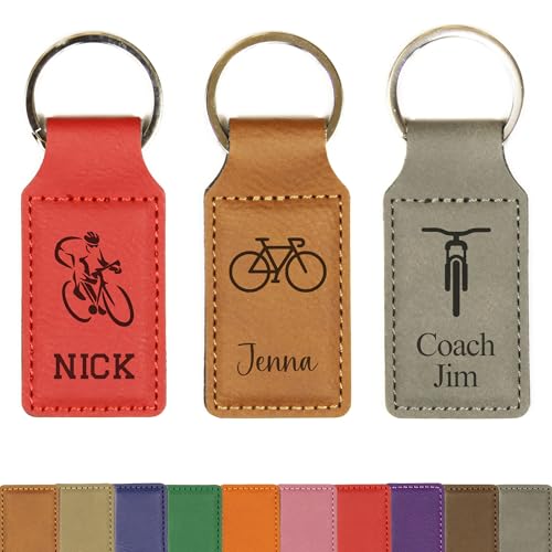Custom Cycling Coach Keychain