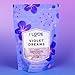 I LOVE Violet Dreams Bath Salts - Calming Bath Soak with Violet and Rose Fragrance - Relaxing Bath Salts for Sleep - Skin-Softening Formula - 17.6 oz