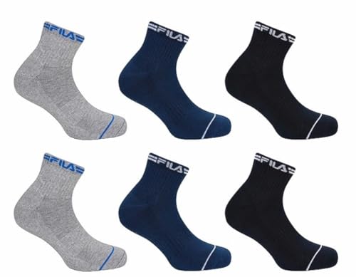 Fila Calze Sportive per Uomo (pacco da 6) (IT, F2523 279, 35-38)