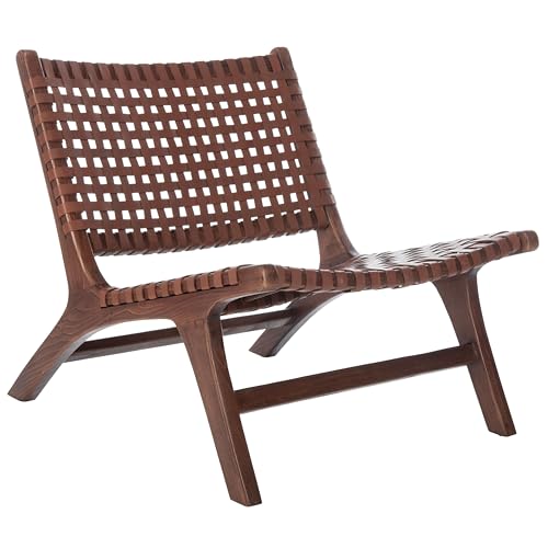 Sillón diseño tejido contemporáneo Marrón