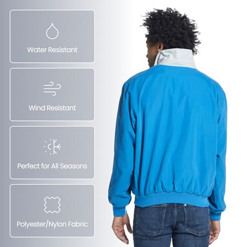 Image of Weatherproof Men's Golf Jacket - Lightweight Windbreaker, Water-Resistant Microfiber Shell, Perfect for Golf & Casual Wear