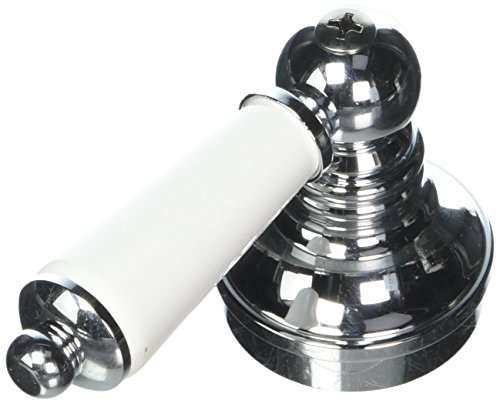 DANCO Lever-Style Faucet Handle in Chrome and Porcelain