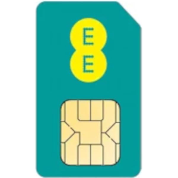 EE Karta SIM Pay As You Go wstępnie załadowana kredytem o wartości 10 GBP zawiera dane 8 GB plus 500 minut i nieograniczoną liczbę tekstów.