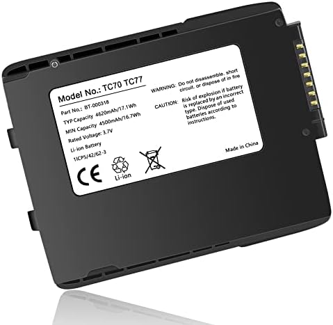 Amazon.com: REACELL 4620mAh TC70 Battery Replace for Zebra Symbol  