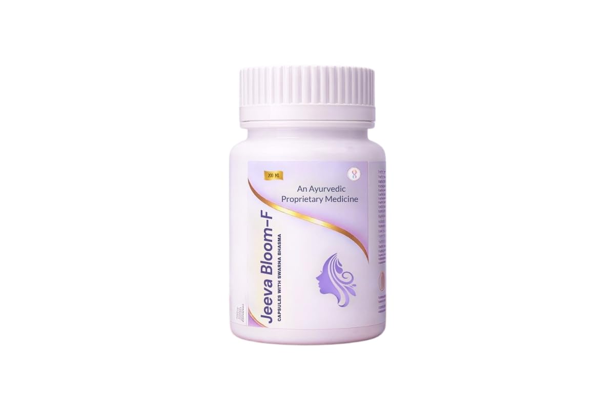 Jeeva Bloom-F Capsule for Women | Ayurvedic PCOS & Hormonal Balance Support | Improves Insulin Resistance & AMH Levels | Menstrual Cycle Regulation & Ovarian Health | Female Wellness Supplement-image-16