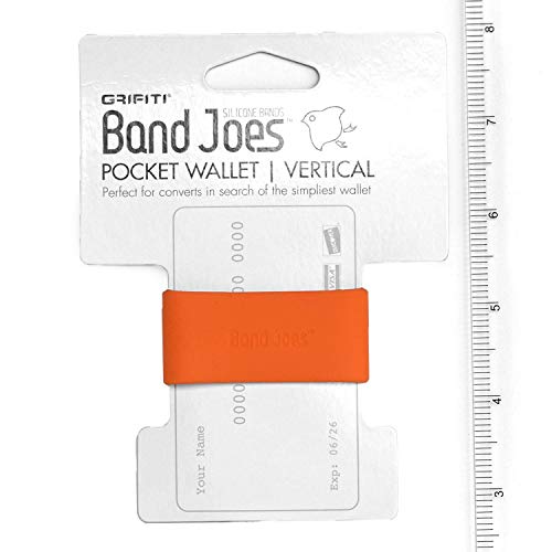 GRIFITI Band Joes Pocket Wallet Replacement Super Slim Profile Colorful Silicone Rubber Bands Money Wide Strap Grip Clip Siliconebands for Credit Card, License, Cash Holder2