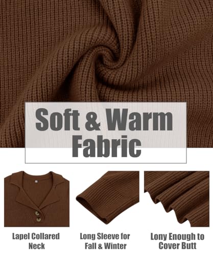 CARCOS Plus Size Sweaters for Women Long Sleeve Pullover Sweaters Lapel Collared Vneck Knit Jumper Tops Fall Winter XL-5XL