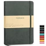 foroxin Journal notebook (A5-Dotted, Dark Green),192 Pages, Medium 5.7X8.3 inches - 80 gsm Thick Paper, Hardcover
