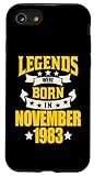 Photo Gallery custodia per iphone se (2020) / 7 / 8 legends were born in november 1983 for 40th birthday Photo Gallery custodia per iphone se (2020) / 7 / 8 legends were born in november 1983 for 40th birthday
