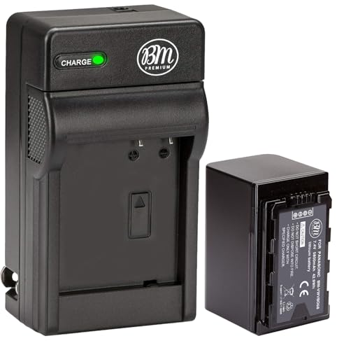 BM Premium Battery and Charger for Panasonic Camcorders